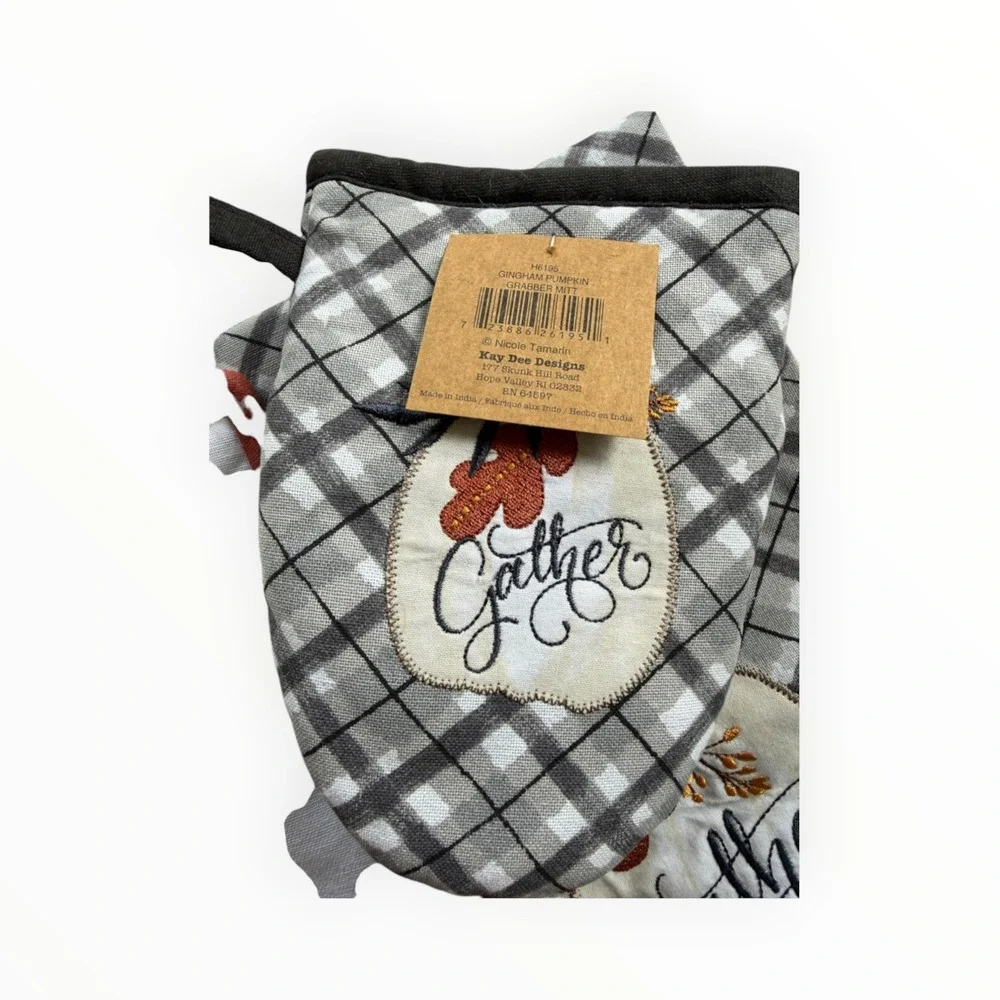 Kay Dee Fall Pumpkin Towels Pot Holder Oven Mitt Cookie Cutter Lot NWT